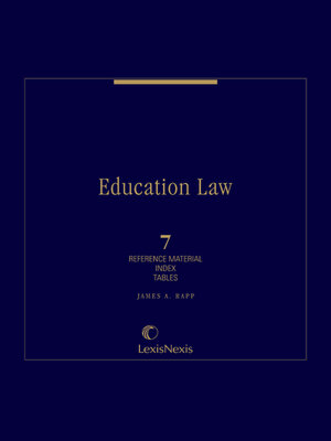 cover image of Education Law